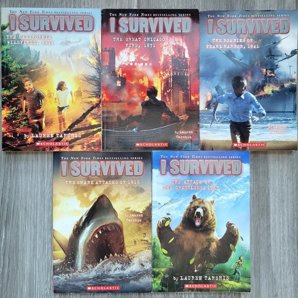 I SURVIVED SCHOLASTIC LOT OF 11 PAPERBACK BOOKS BY LAUREN TARSHIS NO DUPLICATES - Picture 4 of 12